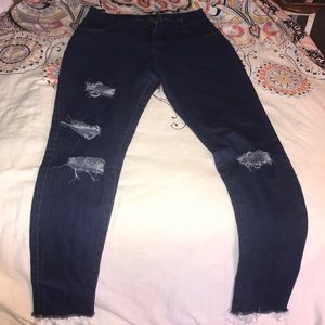 High rise jeans